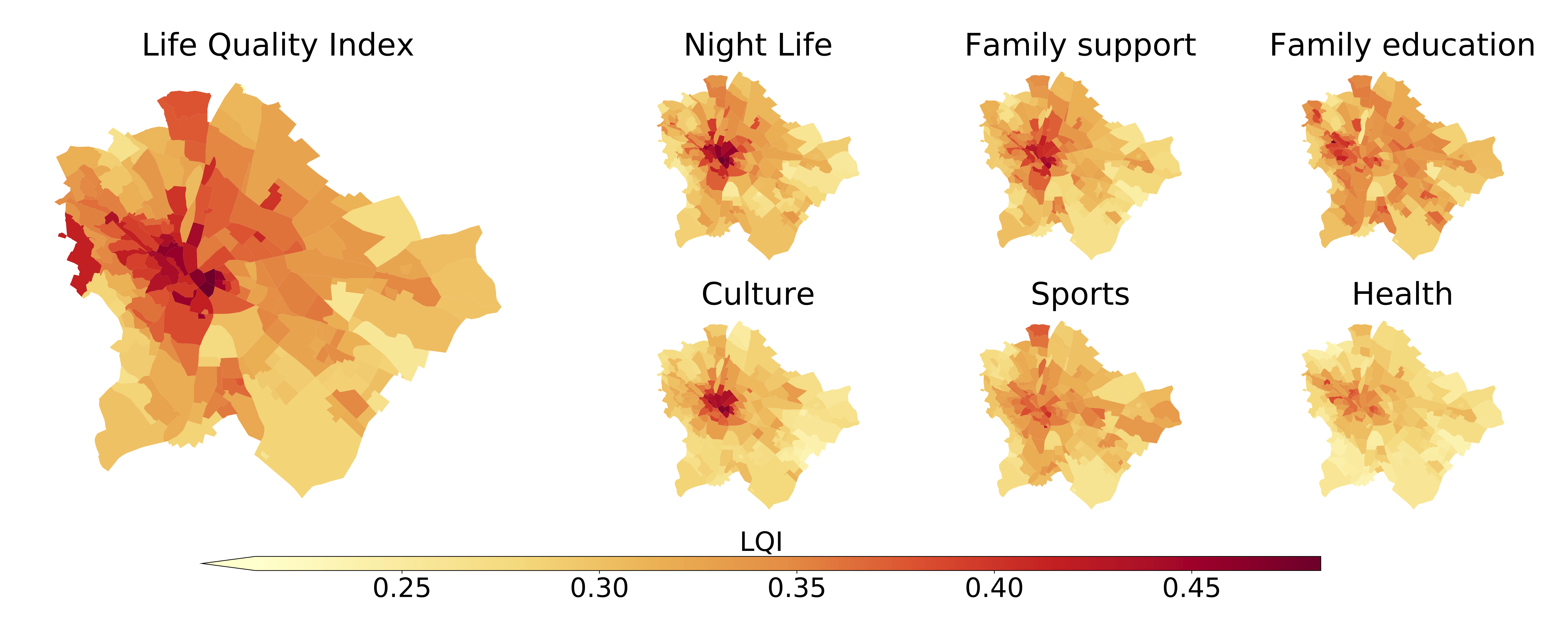 Life Quality Index - Measuring Walkability in Budapest - Urban Data Visualization